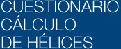 Cuestionario de cálculo de hélices