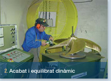 2. Acabat i equilibrat dinàmic 2. Acabat i equilibrat dinàmic