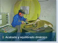 2. Acabado y equilibrado dinámico 2. Acabado y equilibrado dinámico