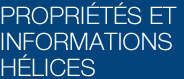 Propriétés et informations hélice